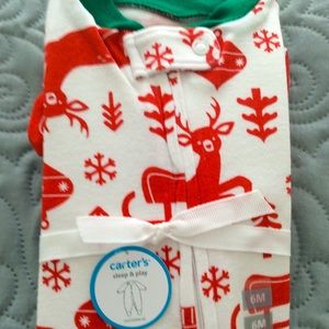 NEW w/tag Carters 6 months footie pajamas.